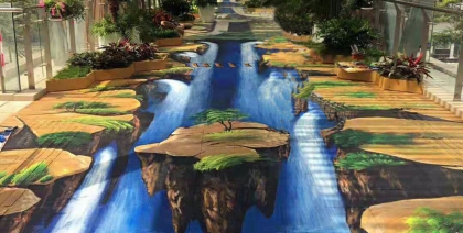 橫崗商業(yè)天橋3D畫
